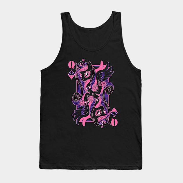 Queen of Crystals, Cadance Tank Top by GillesBone